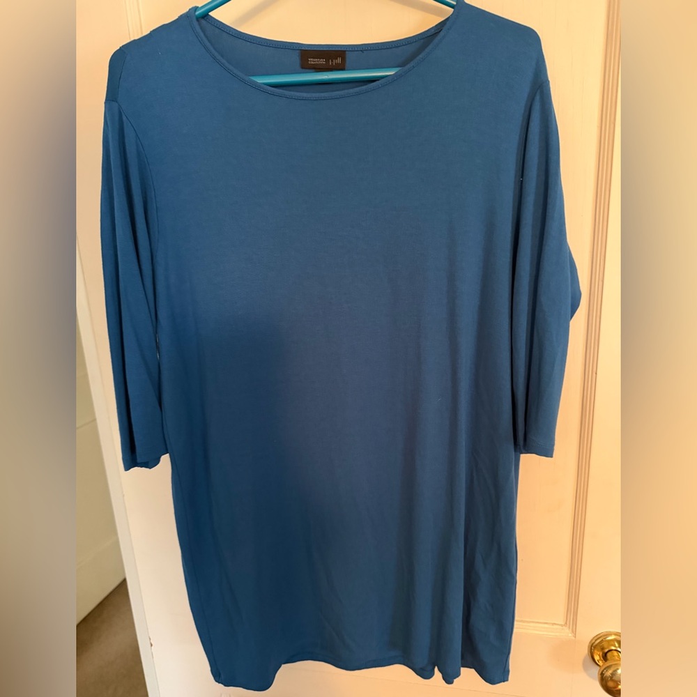 J Jill Teal Tunic Top